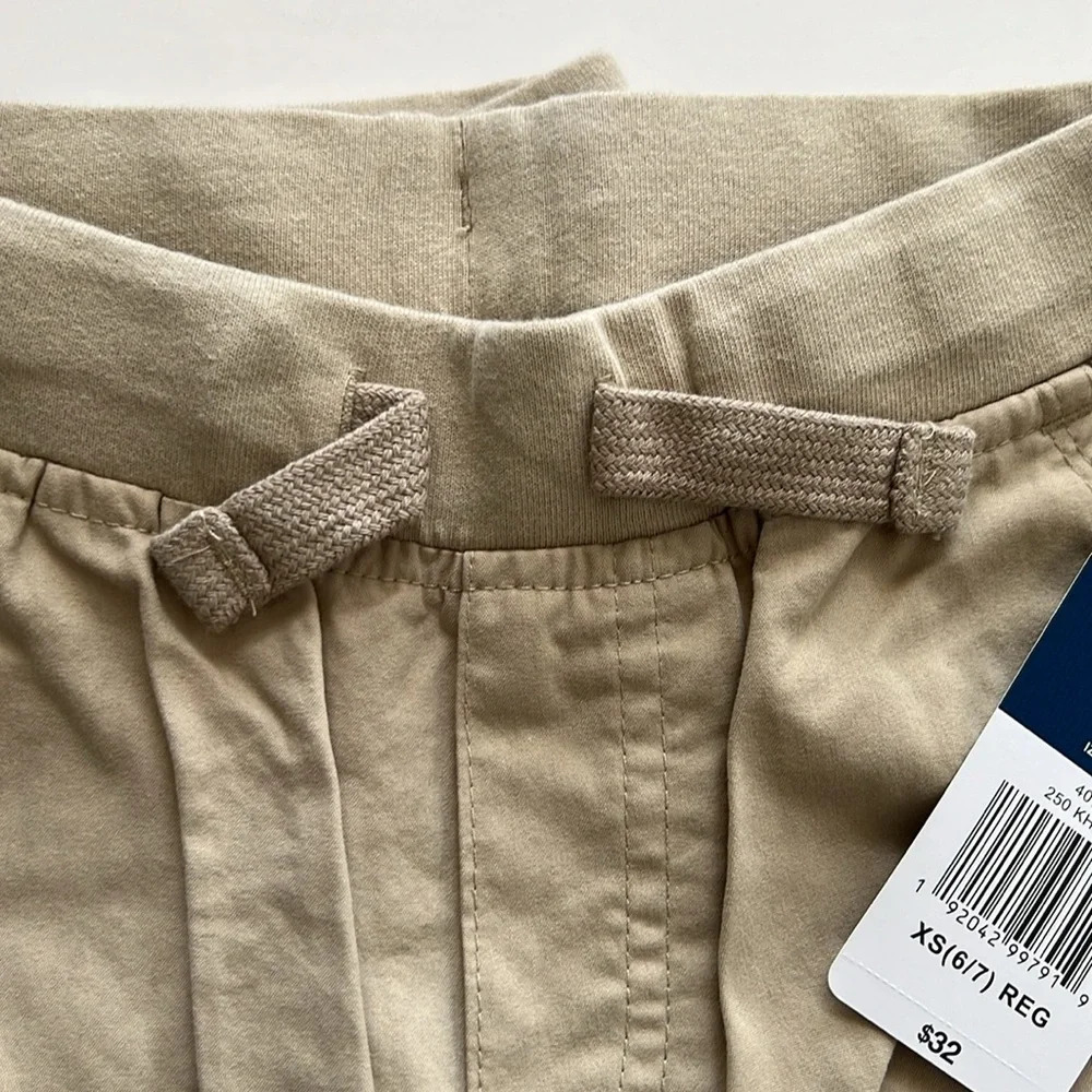IZOD boys Khaki Shorts. 2 pair. NWT - Picture 6 of 8